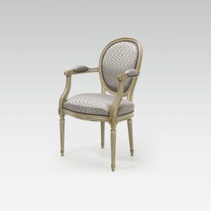 812 Fauteuil Louis XVI Medaillon 656n-1